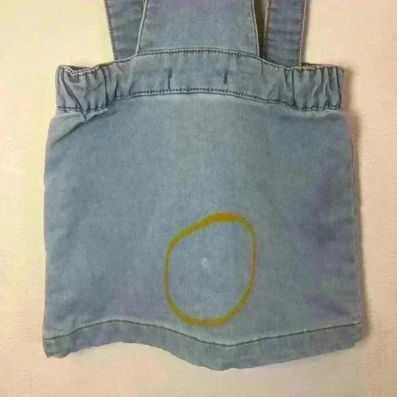 Tucker + Tate Girls Denim Jumper with Pockets Size 4 - Picture 6 of 9